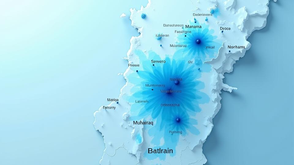 Interactive 5G and 4G coverage map of Bahrain